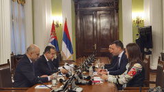 16 March 2022 The National Assembly Speaker in meeting with the Director of the Transport Community
